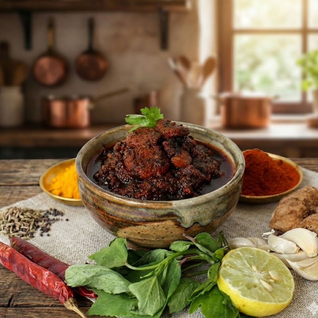 Gongura Prawns pickle